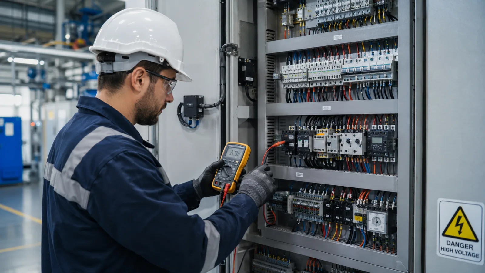 Manutenção elétrica industrial